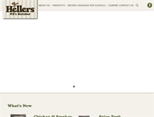 Tablet Screenshot of hellers.co.nz